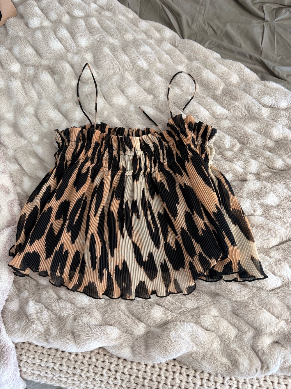 Ganni Animal-Print Camisole